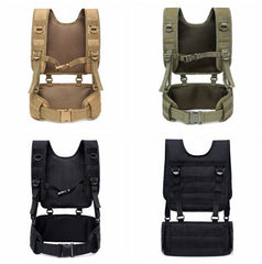 Outdoor tactical waistband vest suit