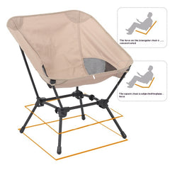 Square Camping Chair Convenient Leisure Folding Chair